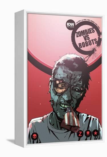 Zombies vs. Robots: No. 10 - Cover Art-Antonio Fuso-Framed Stretched Canvas