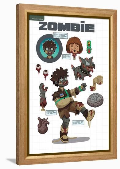 Zombies vs. Robots: No. 7 - Bonus Material-James McDonald-Framed Stretched Canvas