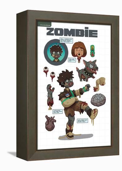 Zombies vs. Robots: No. 7 - Bonus Material-James McDonald-Framed Stretched Canvas