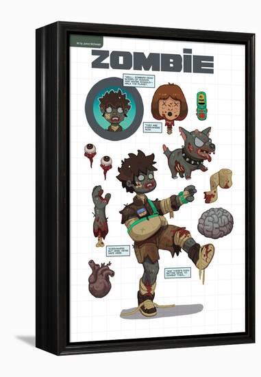 Zombies vs. Robots: No. 7 - Bonus Material-James McDonald-Framed Stretched Canvas