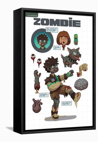 Zombies vs. Robots: No. 7 - Bonus Material-James McDonald-Framed Stretched Canvas