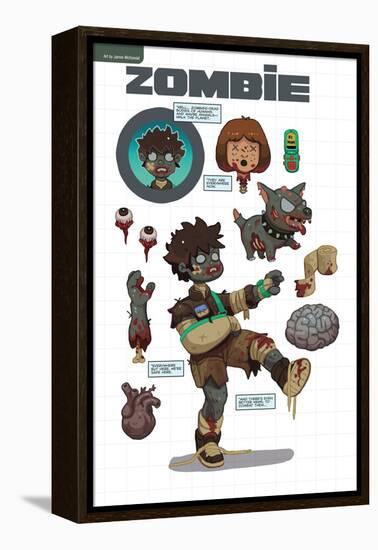 Zombies vs. Robots: No. 7 - Bonus Material-James McDonald-Framed Stretched Canvas