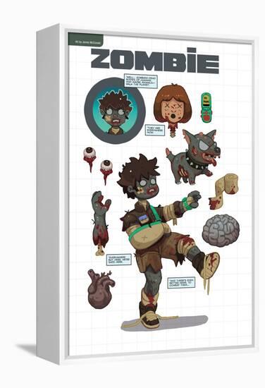 Zombies vs. Robots: No. 7 - Bonus Material-James McDonald-Framed Stretched Canvas