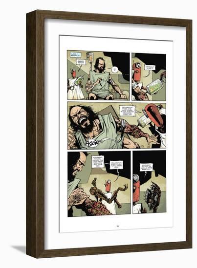 Zombies vs. Robots: No. 7 - Comic Page with Panels-Paul Davidson-Framed Art Print