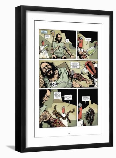 Zombies vs. Robots: No. 7 - Comic Page with Panels-Paul Davidson-Framed Art Print