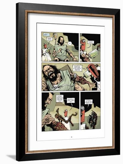 Zombies vs. Robots: No. 7 - Comic Page with Panels-Paul Davidson-Framed Art Print