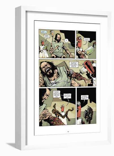 Zombies vs. Robots: No. 7 - Comic Page with Panels-Paul Davidson-Framed Art Print