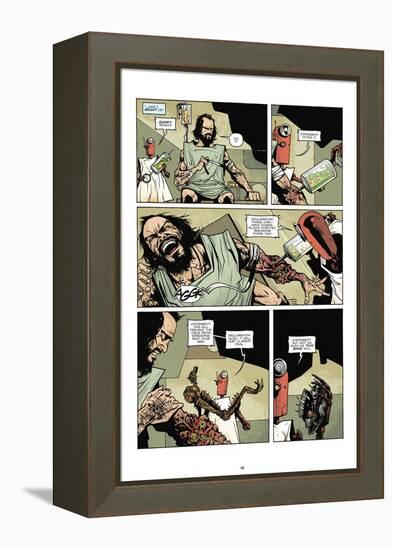 Zombies vs. Robots: No. 7 - Comic Page with Panels-Paul Davidson-Framed Stretched Canvas