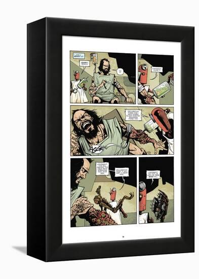 Zombies vs. Robots: No. 7 - Comic Page with Panels-Paul Davidson-Framed Stretched Canvas