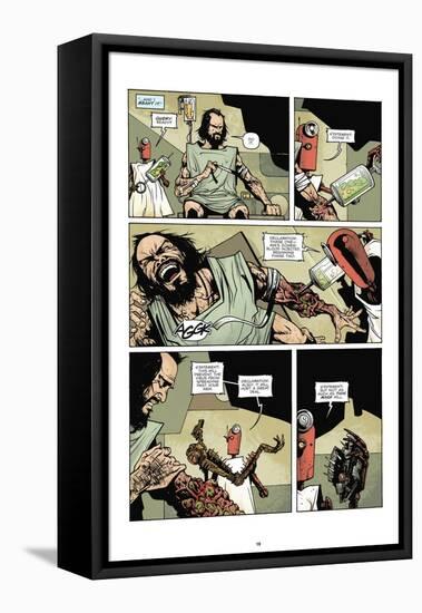 Zombies vs. Robots: No. 7 - Comic Page with Panels-Paul Davidson-Framed Stretched Canvas