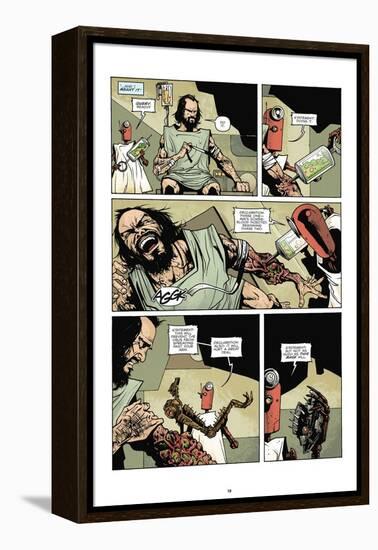 Zombies vs. Robots: No. 7 - Comic Page with Panels-Paul Davidson-Framed Stretched Canvas