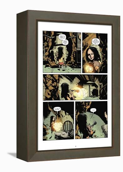 Zombies vs. Robots: No. 7 - Comic Page with Panels-Paul Davidson-Framed Stretched Canvas