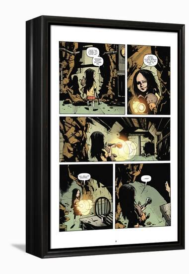 Zombies vs. Robots: No. 7 - Comic Page with Panels-Paul Davidson-Framed Stretched Canvas