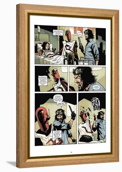 Zombies vs. Robots: No. 7 - Comic Page with Panels-Paul Davidson-Framed Stretched Canvas