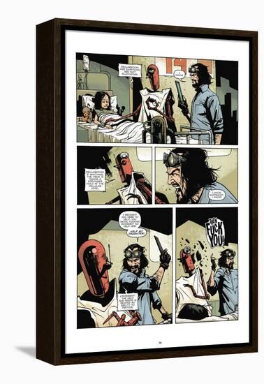 Zombies vs. Robots: No. 7 - Comic Page with Panels-Paul Davidson-Framed Stretched Canvas