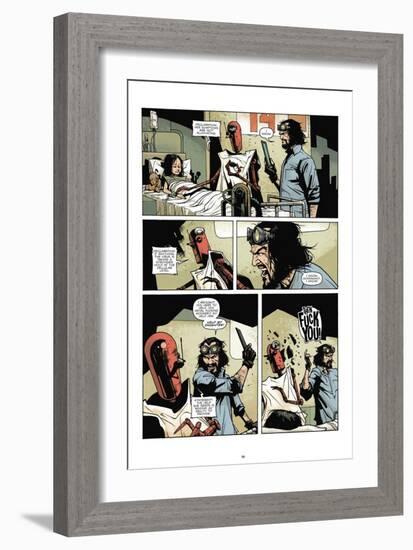 Zombies vs. Robots: No. 7 - Comic Page with Panels-Paul Davidson-Framed Art Print