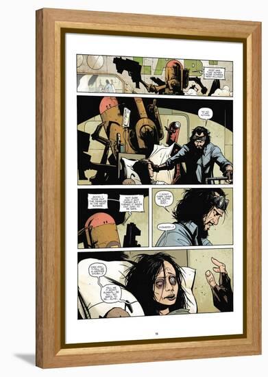 Zombies vs. Robots: No. 7 - Comic Page with Panels-Paul Davidson-Framed Stretched Canvas