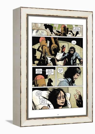 Zombies vs. Robots: No. 7 - Comic Page with Panels-Paul Davidson-Framed Stretched Canvas