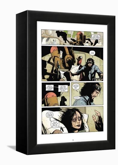 Zombies vs. Robots: No. 7 - Comic Page with Panels-Paul Davidson-Framed Stretched Canvas