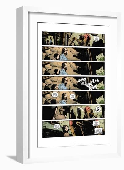 Zombies vs. Robots: No. 7 - Comic Page with Panels-Paul Davidson-Framed Art Print