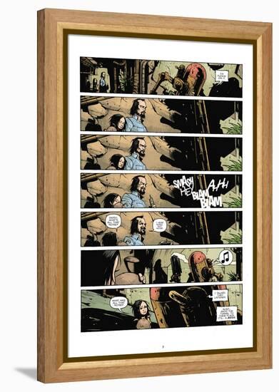 Zombies vs. Robots: No. 7 - Comic Page with Panels-Paul Davidson-Framed Stretched Canvas