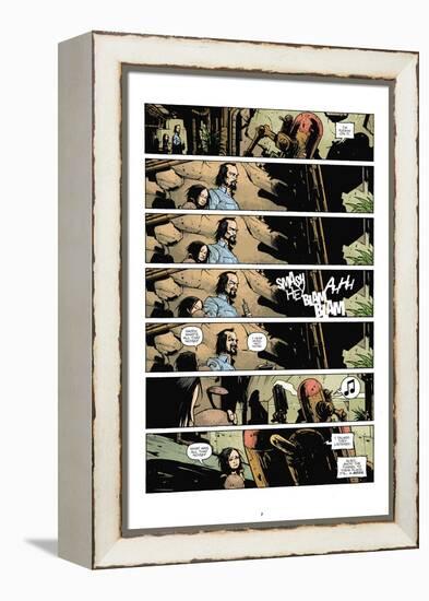 Zombies vs. Robots: No. 7 - Comic Page with Panels-Paul Davidson-Framed Stretched Canvas