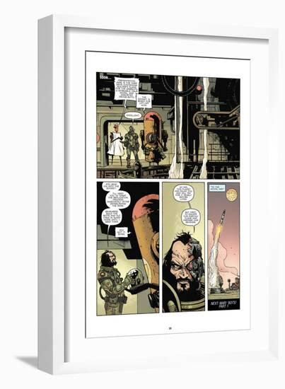 Zombies vs. Robots: No. 7 - Comic Page with Panels-Paul Davidson-Framed Premium Giclee Print