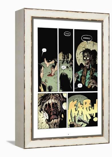 Zombies vs. Robots: No. 7 - Comic Page with Panels-Paul Davidson-Framed Stretched Canvas