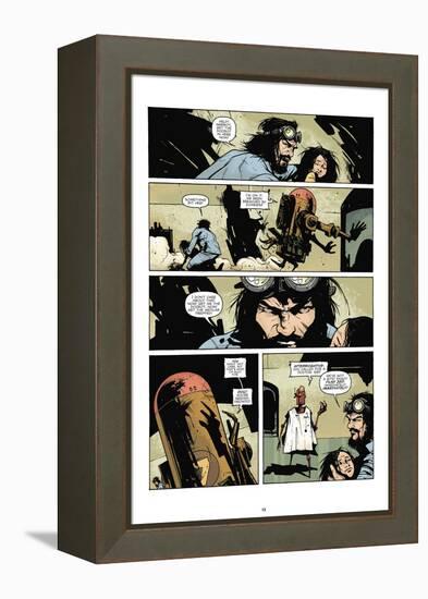 Zombies vs. Robots: No. 7 - Comic Page with Panels-Paul Davidson-Framed Stretched Canvas