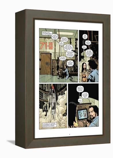 Zombies vs. Robots: No. 7 - Comic Page with Panels-Paul Davidson-Framed Stretched Canvas