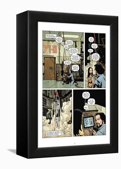 Zombies vs. Robots: No. 7 - Comic Page with Panels-Paul Davidson-Framed Stretched Canvas