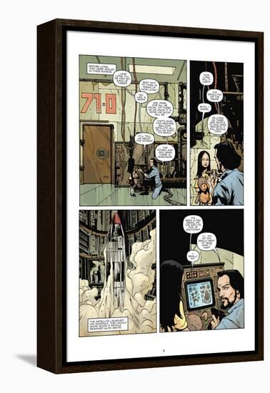 Zombies vs. Robots: No. 7 - Comic Page with Panels-Paul Davidson-Framed Stretched Canvas