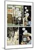 Zombies vs. Robots: No. 7 - Comic Page with Panels-Paul Davidson-Mounted Art Print