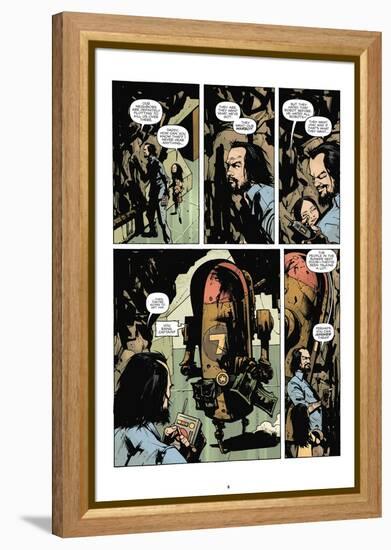 Zombies vs. Robots: No. 7 - Comic Page with Panels-Paul Davidson-Framed Stretched Canvas