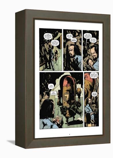 Zombies vs. Robots: No. 7 - Comic Page with Panels-Paul Davidson-Framed Stretched Canvas