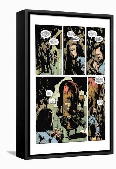 Zombies vs. Robots: No. 7 - Comic Page with Panels-Paul Davidson-Framed Stretched Canvas