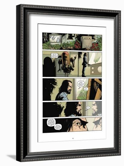 Zombies vs. Robots: No. 7 - Comic Page with Panels-Paul Davidson-Framed Art Print