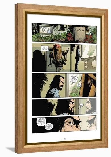Zombies vs. Robots: No. 7 - Comic Page with Panels-Paul Davidson-Framed Stretched Canvas