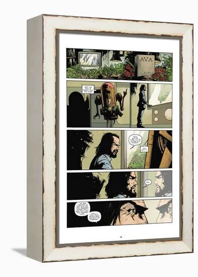 Zombies vs. Robots: No. 7 - Comic Page with Panels-Paul Davidson-Framed Stretched Canvas