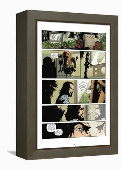 Zombies vs. Robots: No. 7 - Comic Page with Panels-Paul Davidson-Framed Stretched Canvas