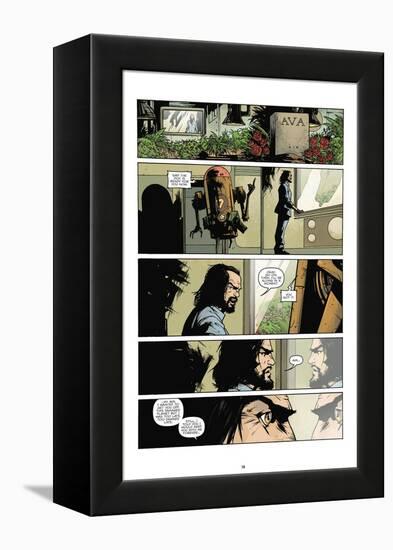 Zombies vs. Robots: No. 7 - Comic Page with Panels-Paul Davidson-Framed Stretched Canvas