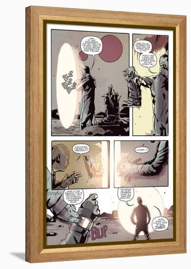 Zombies vs. Robots: No. 8 - Comic Page with Panels-Antonio Fuso-Framed Stretched Canvas