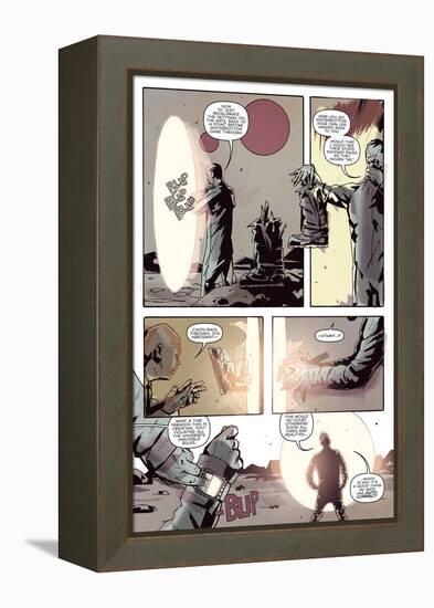 Zombies vs. Robots: No. 8 - Comic Page with Panels-Antonio Fuso-Framed Stretched Canvas