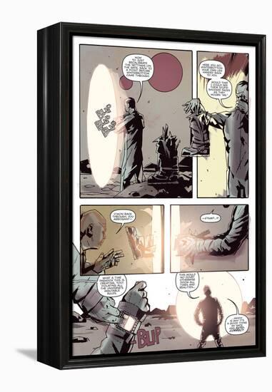 Zombies vs. Robots: No. 8 - Comic Page with Panels-Antonio Fuso-Framed Stretched Canvas