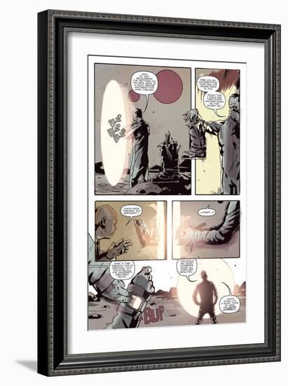 Zombies vs. Robots: No. 8 - Comic Page with Panels-Antonio Fuso-Framed Premium Giclee Print