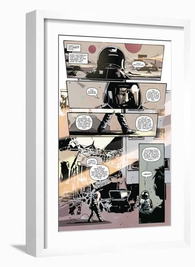 Zombies vs. Robots: No. 8 - Comic Page with Panels-Antonio Fuso-Framed Premium Giclee Print