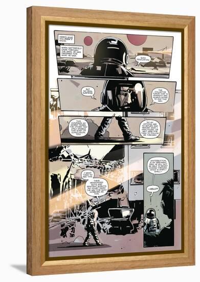 Zombies vs. Robots: No. 8 - Comic Page with Panels-Antonio Fuso-Framed Stretched Canvas