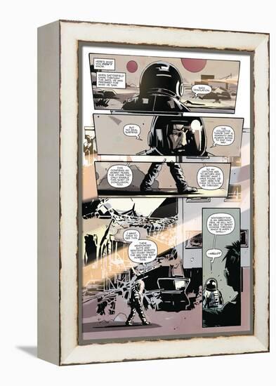 Zombies vs. Robots: No. 8 - Comic Page with Panels-Antonio Fuso-Framed Stretched Canvas