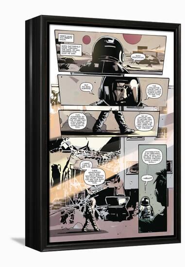 Zombies vs. Robots: No. 8 - Comic Page with Panels-Antonio Fuso-Framed Stretched Canvas