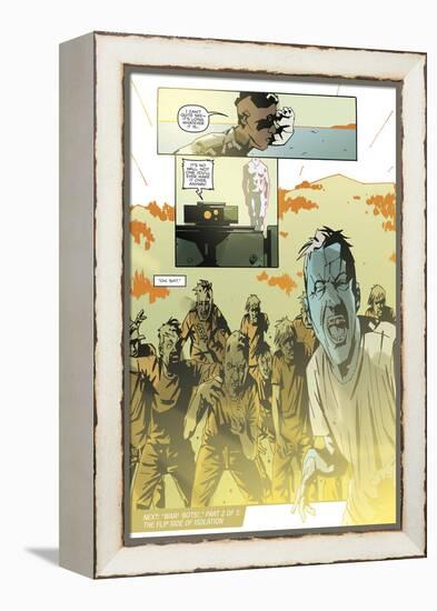 Zombies vs. Robots: No. 8 - Comic Page with Panels-Antonio Fuso-Framed Stretched Canvas